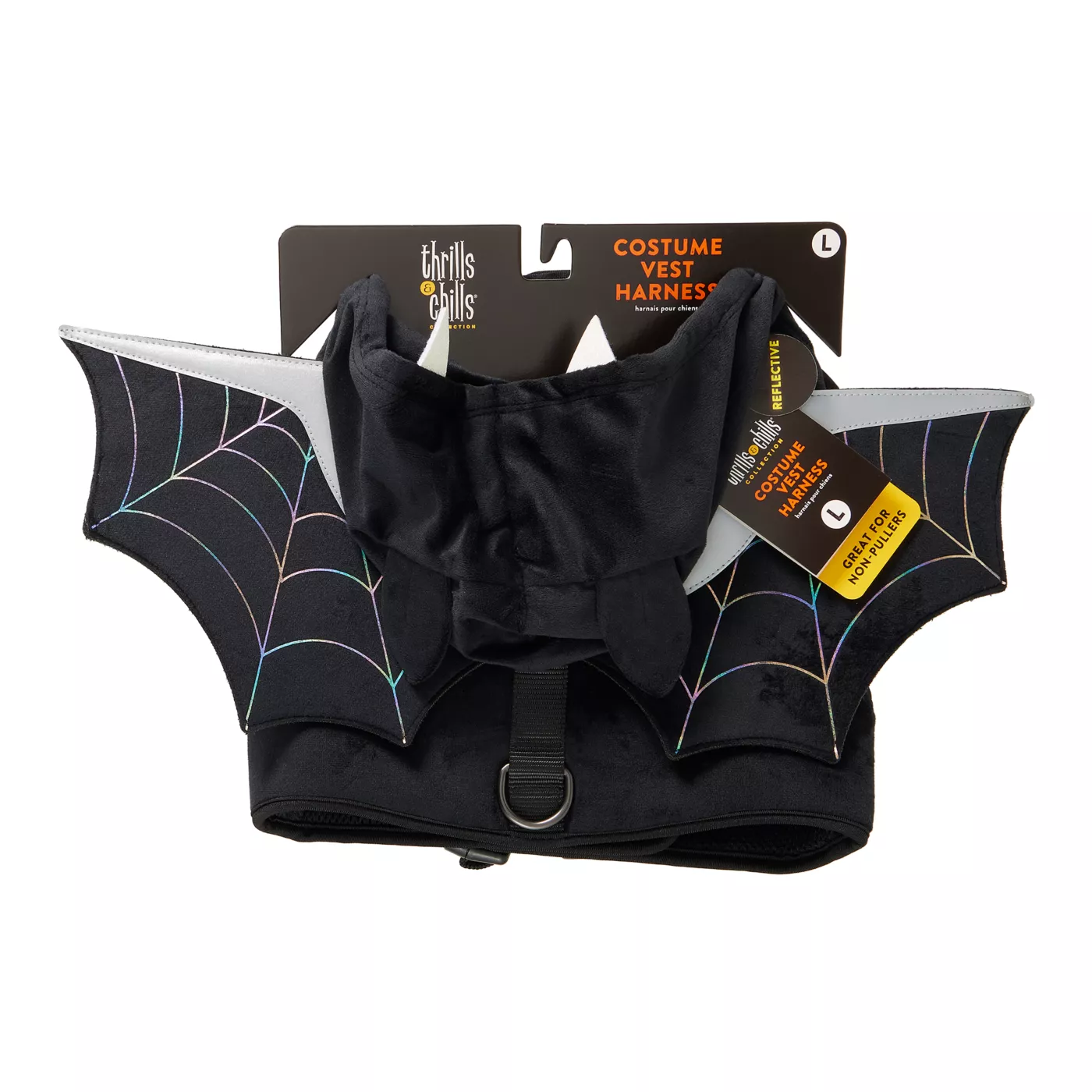 Thrills Chills Dog Costume Harness Bat