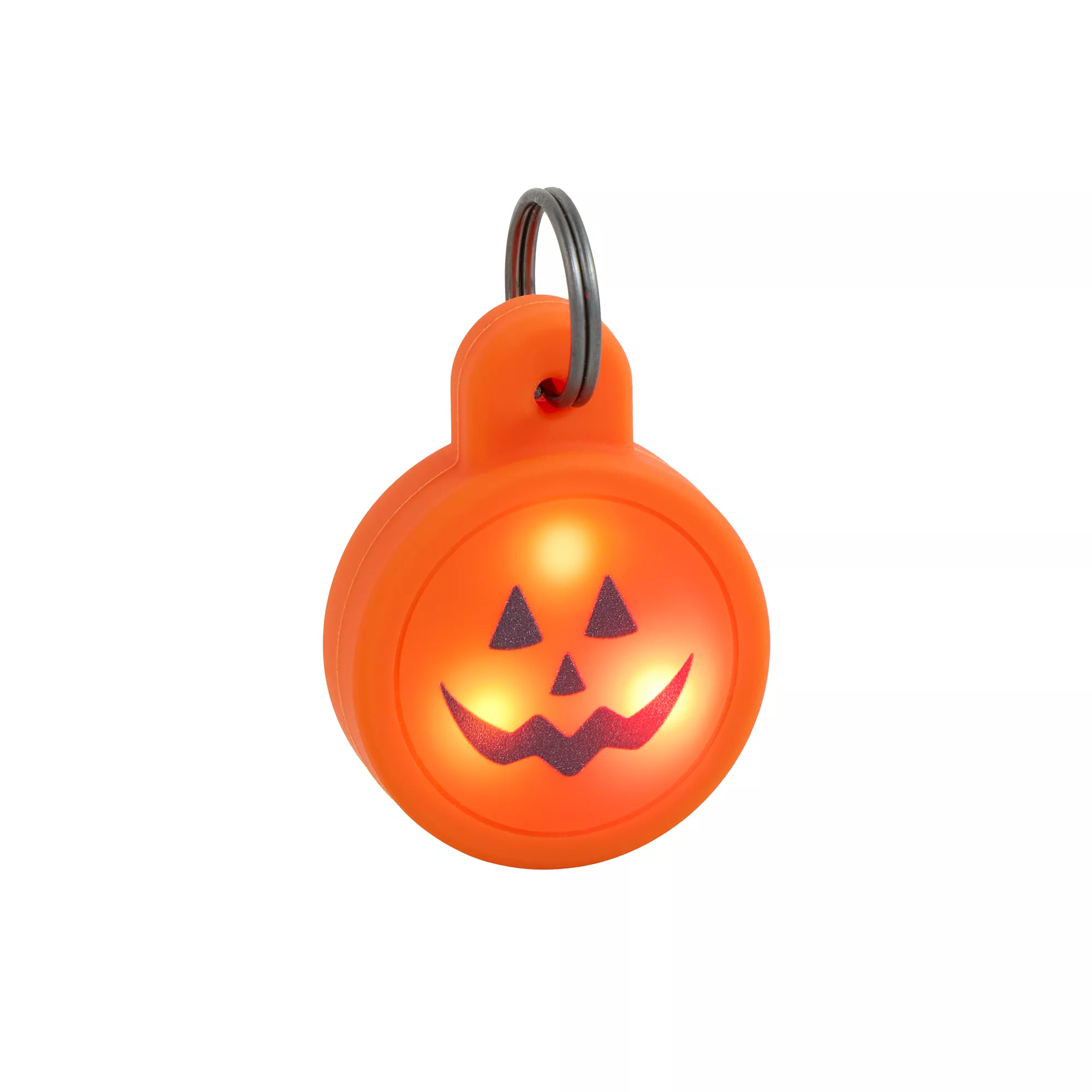 Thrills & Chills Pumpkin Light Up Charm Pet Accessory