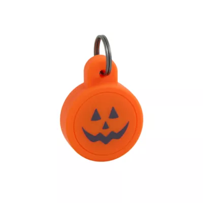 Product Thrills & Chills Pumpkin Light Up Charm Pet Accessory