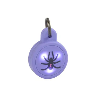 Product Thrills & Chills Spider Light Up Charm Pet Accessory