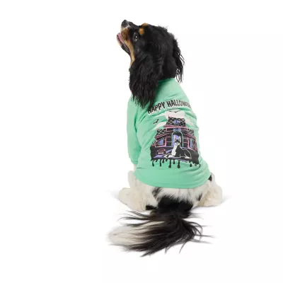 Product Thrills & Chills Happy Halloween Dog Tee