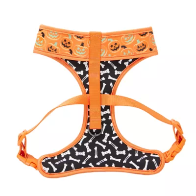 Product Thrills & Chills Pumpkin Reversible Dog Harness