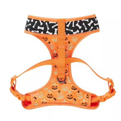 Product Thrills & Chills Pumpkin Reversible Dog Harness