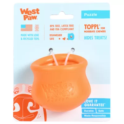 West Paw Zogoflex Toppl Treat-Dispensing Dog Toy - Image 1