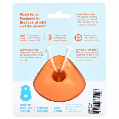 West Paw Zogoflex Toppl Treat-Dispensing Dog Toy - Image 3