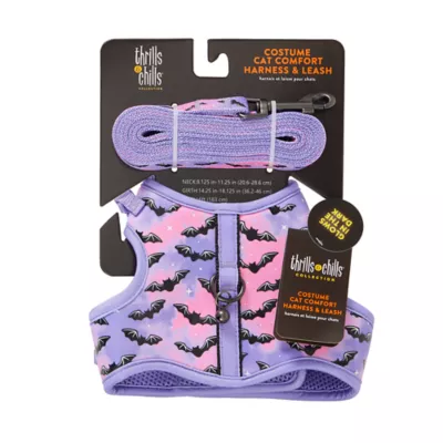 Product Thrills & Chills Bats Kitten Harness & Leash Combo Set