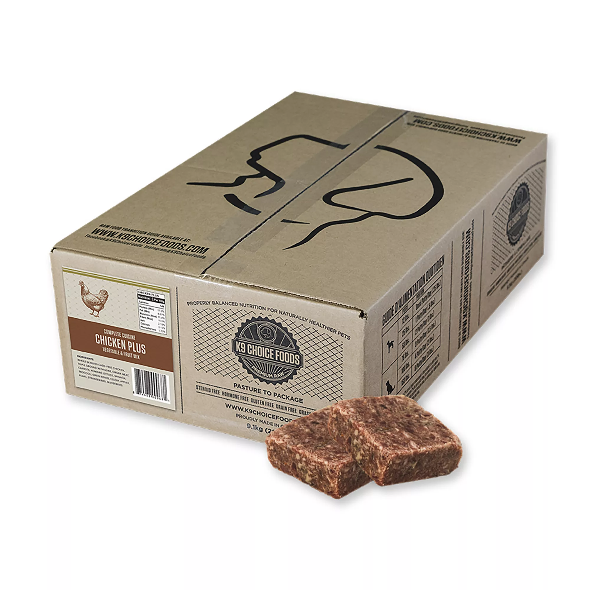 K9 Choice Plus Raw Dog Food - Chicken
