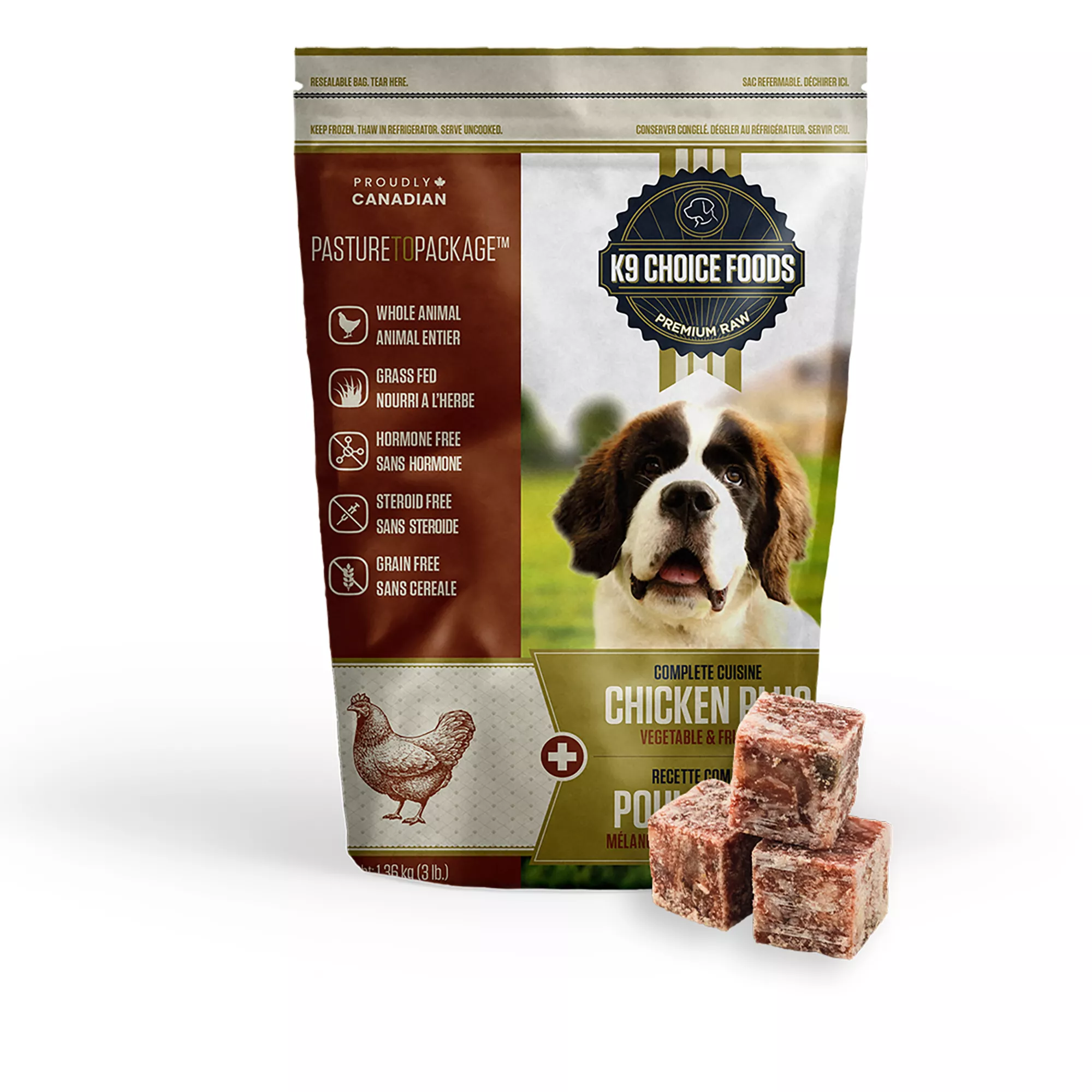 K9 Choice Plus Raw Dog Food - Chicken