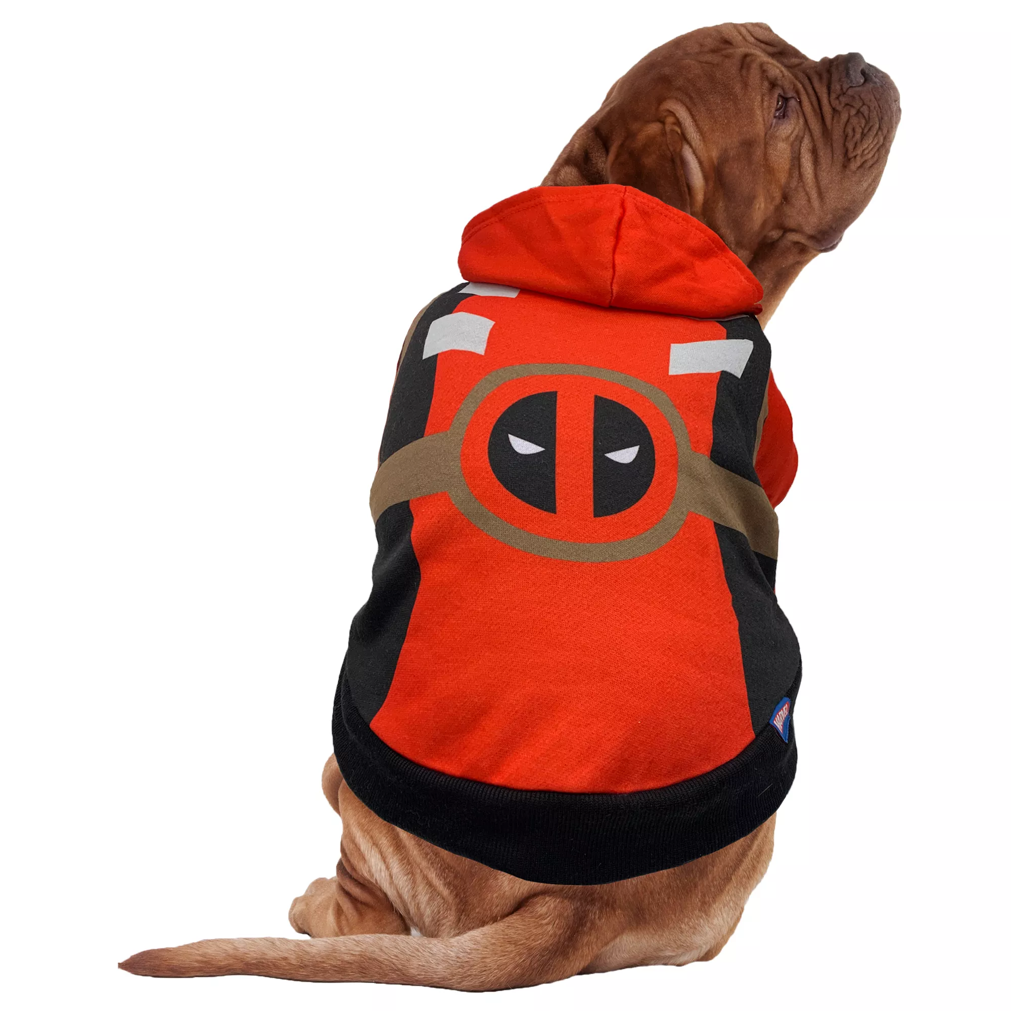 Marvel Deadpool Costume Dog Hoodie