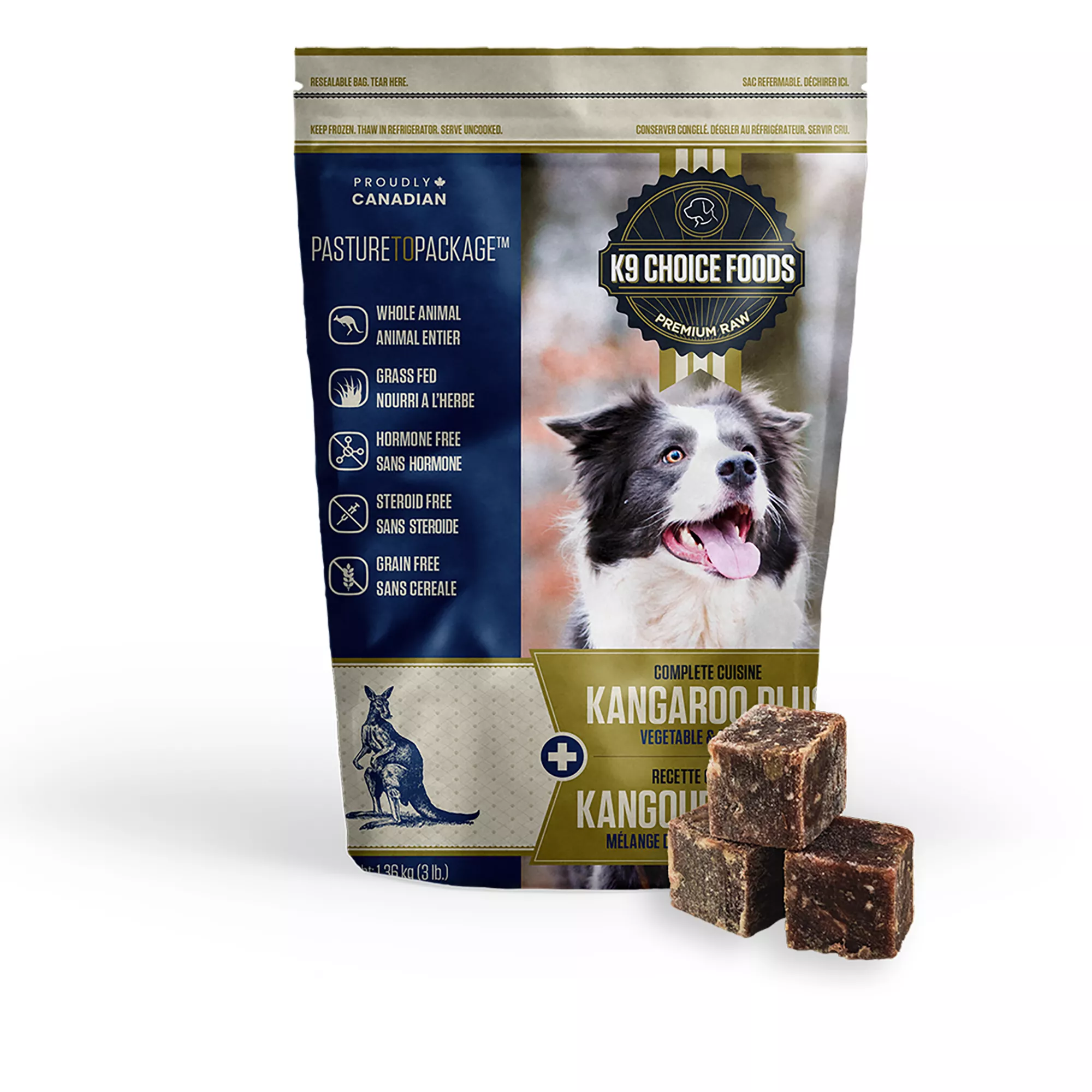 K9 Choice Plus Raw Dog Food - Kangaroo