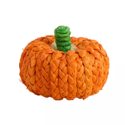 Product Thrills & Chills Woven Corn Husk Pumpkin Chew