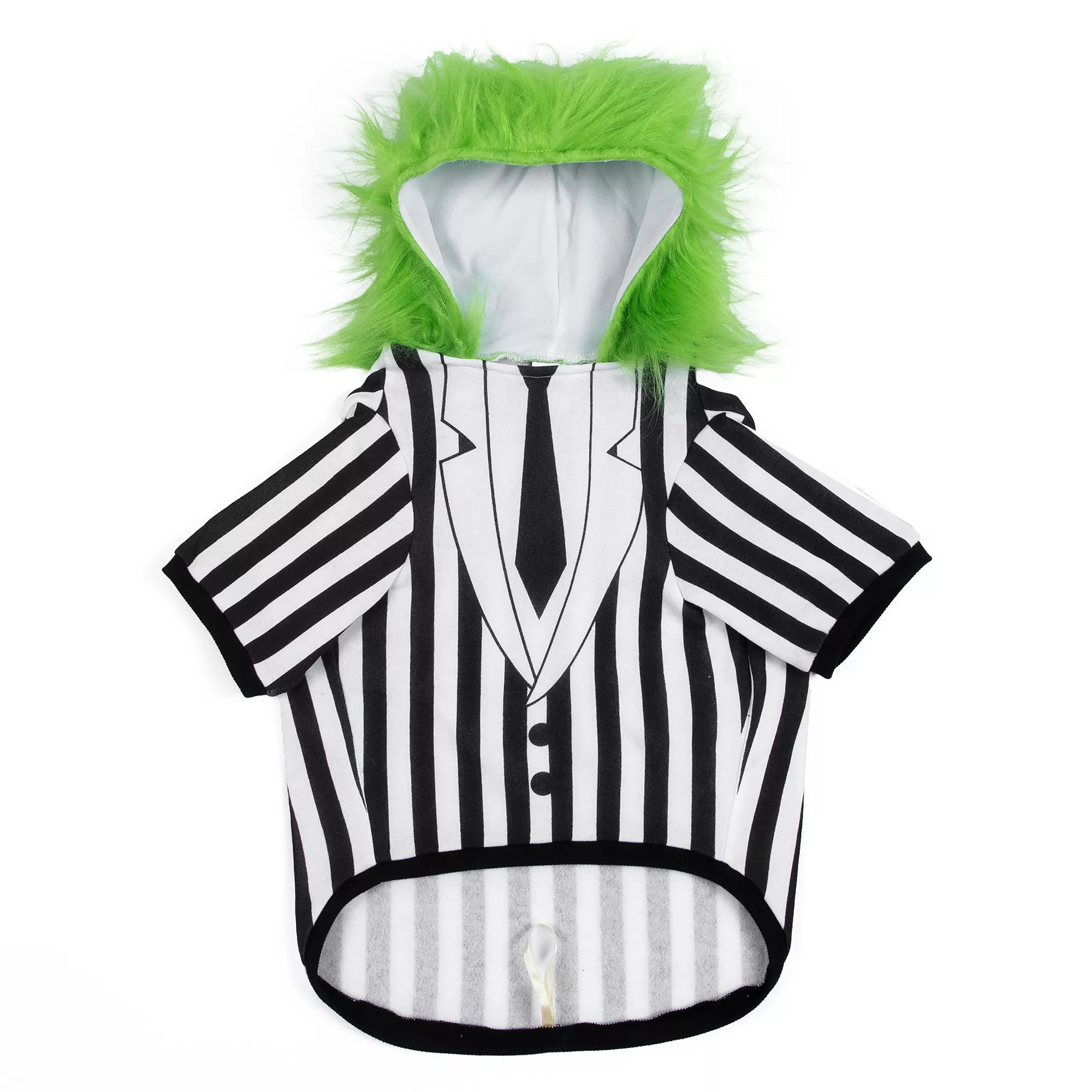 Halloween Beetlejuice Dog Costume Hoodie