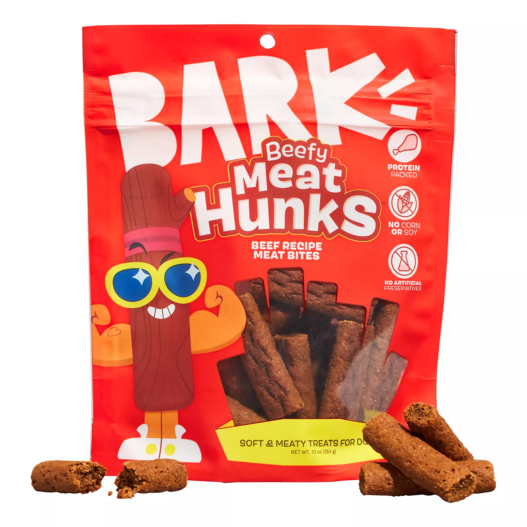 Bark Beefy Meat Hunks 12 OZ