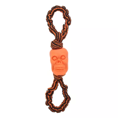 Product Thrills & Chills Skeleton Bungee Rope Dog Toy