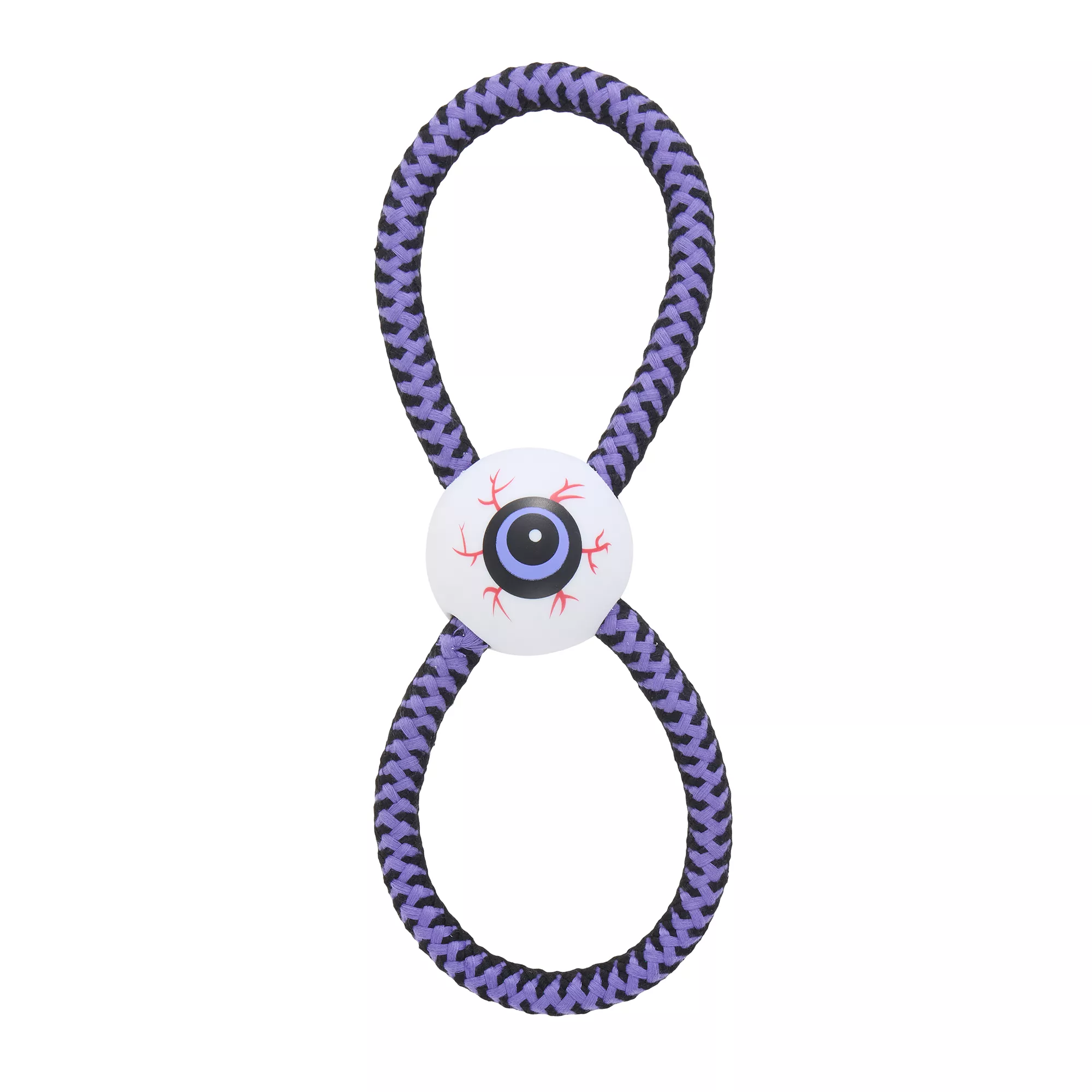 Thrills & Chills Figure 8 Eyeball Rope Dog Toy