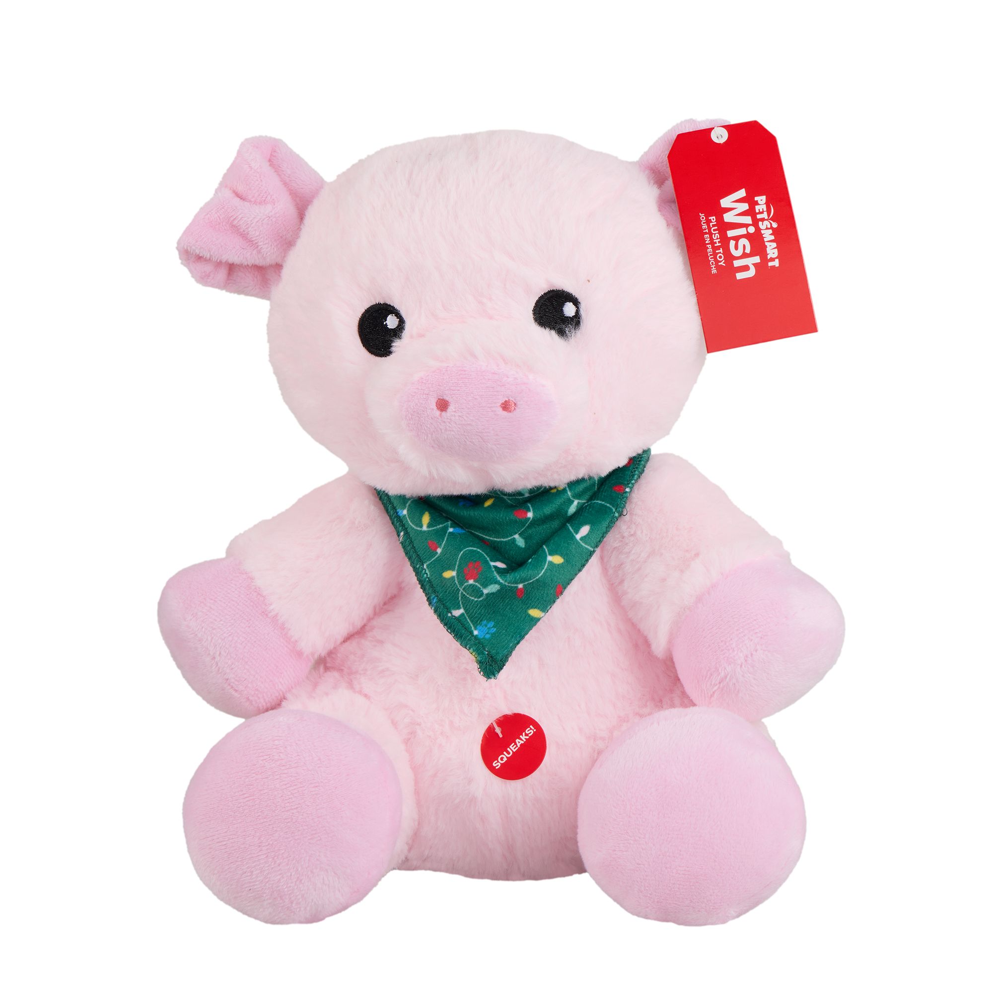 PetSmart Charities Chance Friends Wish Plush Dog Toy Pink