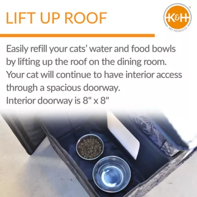 Product K&H Outdoor Two-Story Kitty House