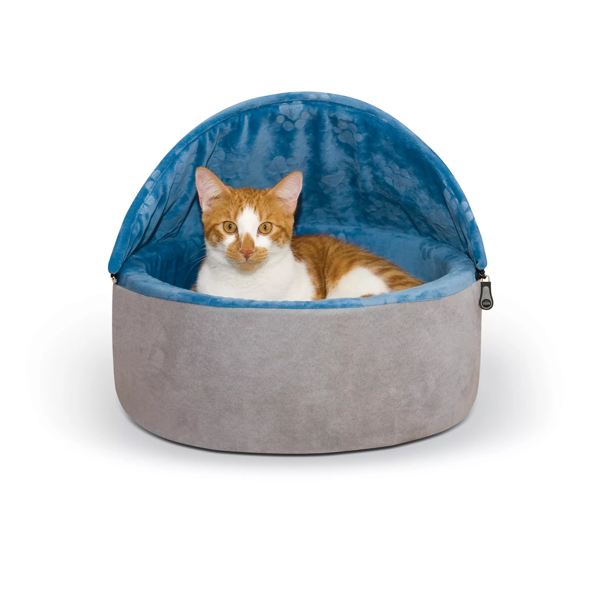  K&H Pet Products Self-Warming Hooded Kitty Bed