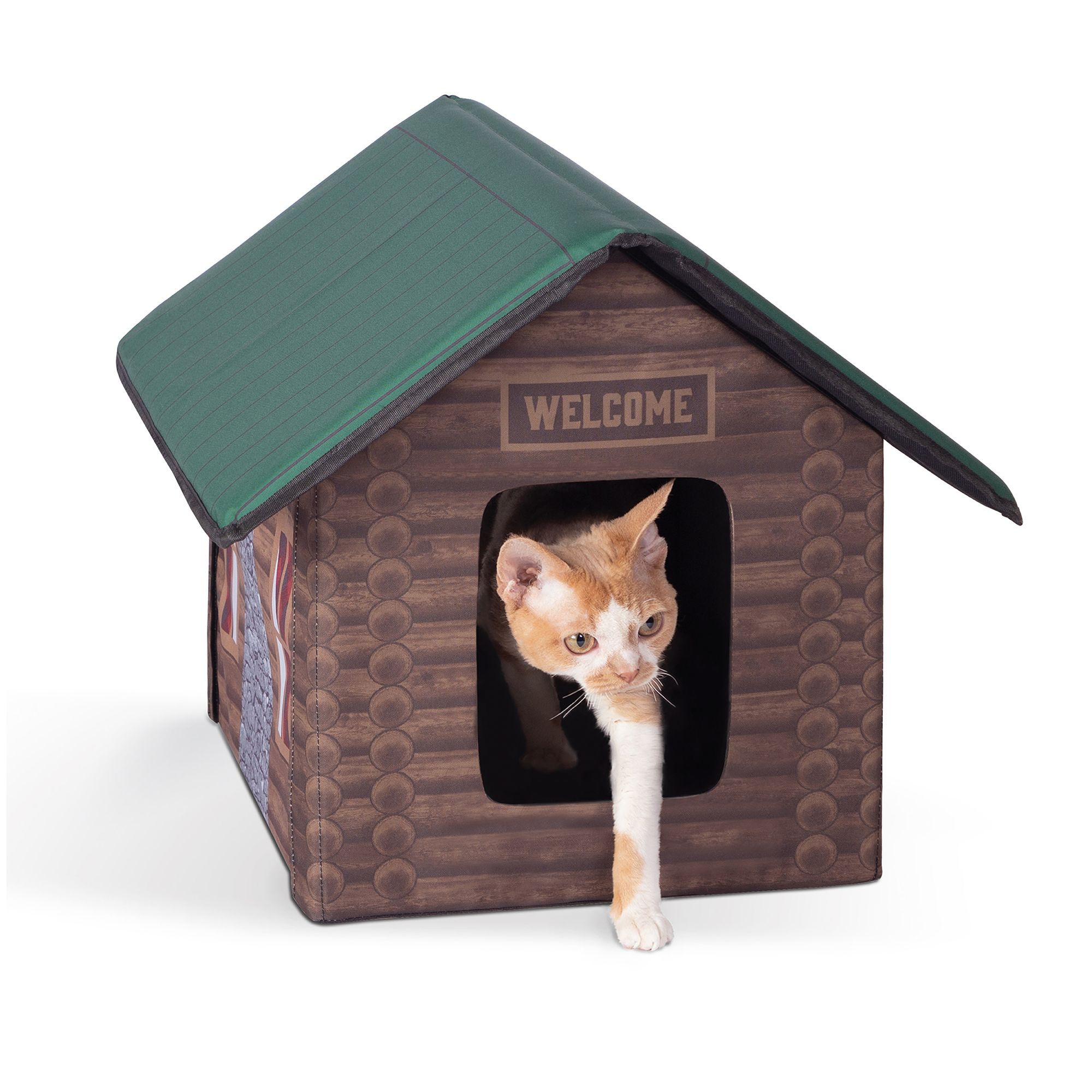 K H Pet Products Thermo Outdoor Kitty House Heated Unheated