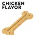 Dentley's Rawhide Alternative Pressed Chicken Tendon Bones 6 Inch 7 OZ image thumbnail 3