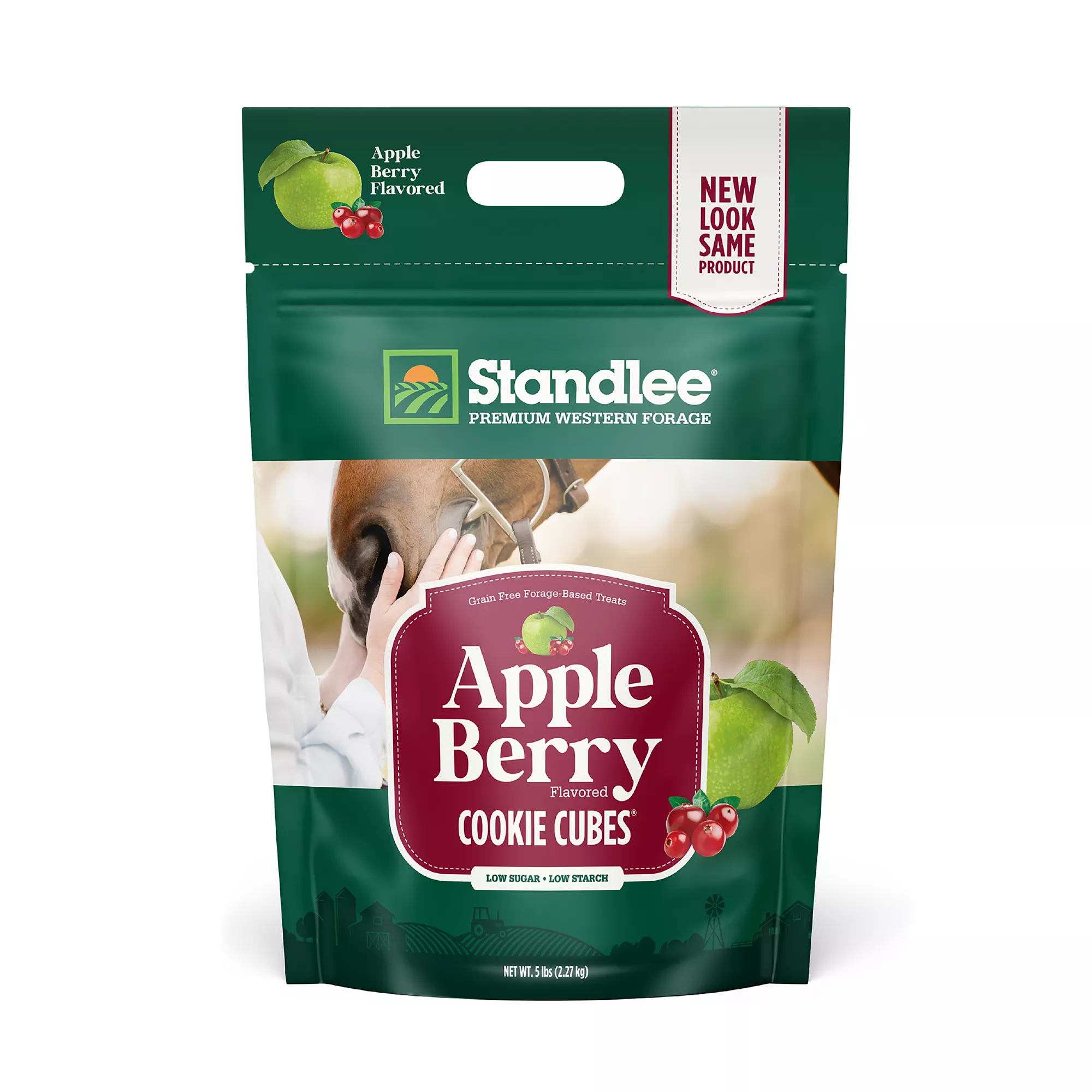 Standlee Premium Western Forage Apple Berry Cookie Cubes Horse Treats