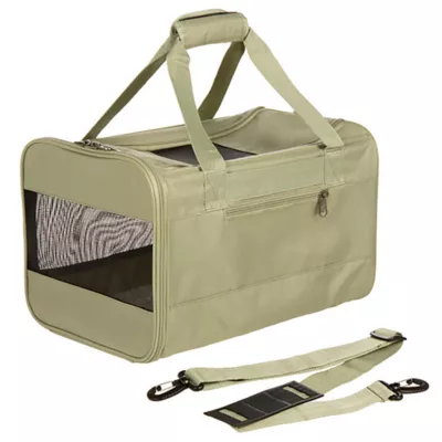 Product Sherpa® Everyday™ Guaranteed On Board® Cat Carrier, Oil Green, Medium