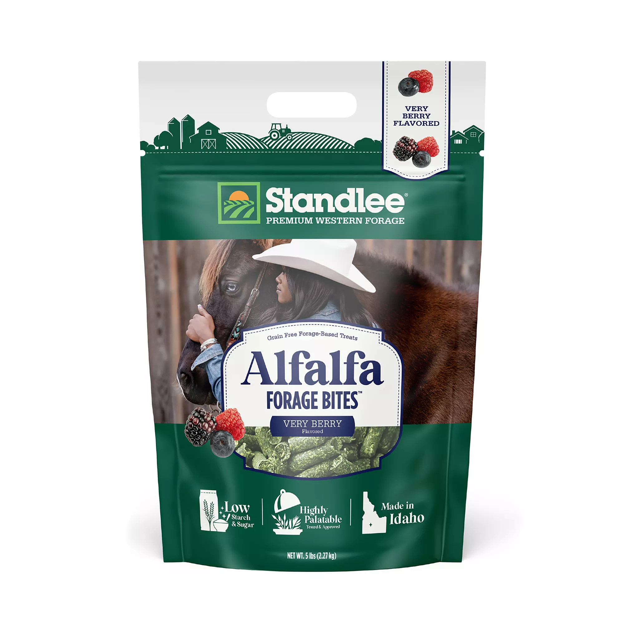 Standlee Premium Western Forage Alfalfa Forage Bites - Very Berry