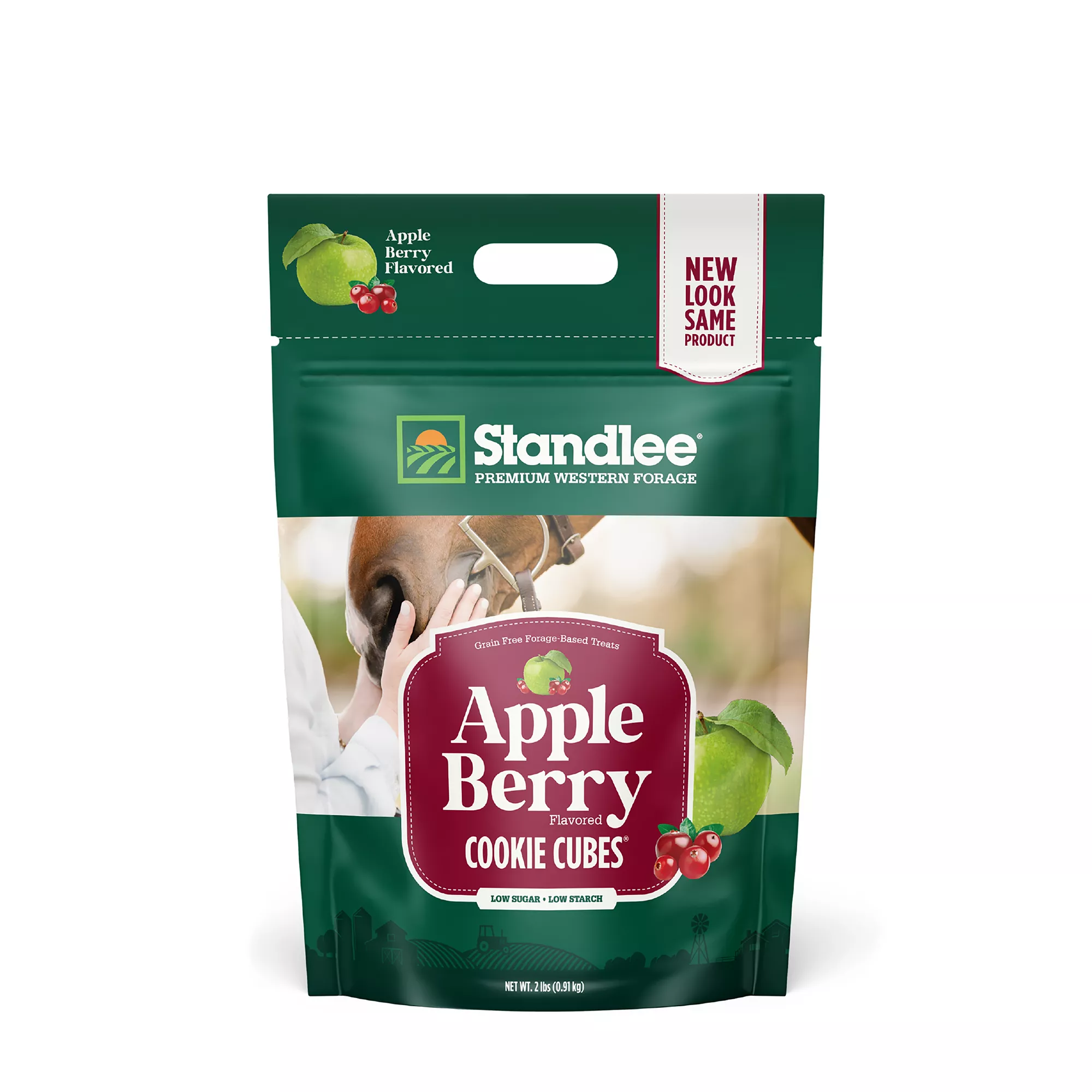 Standlee Premium Western Forage Apple Berry Cookie Cubes Horse Treats