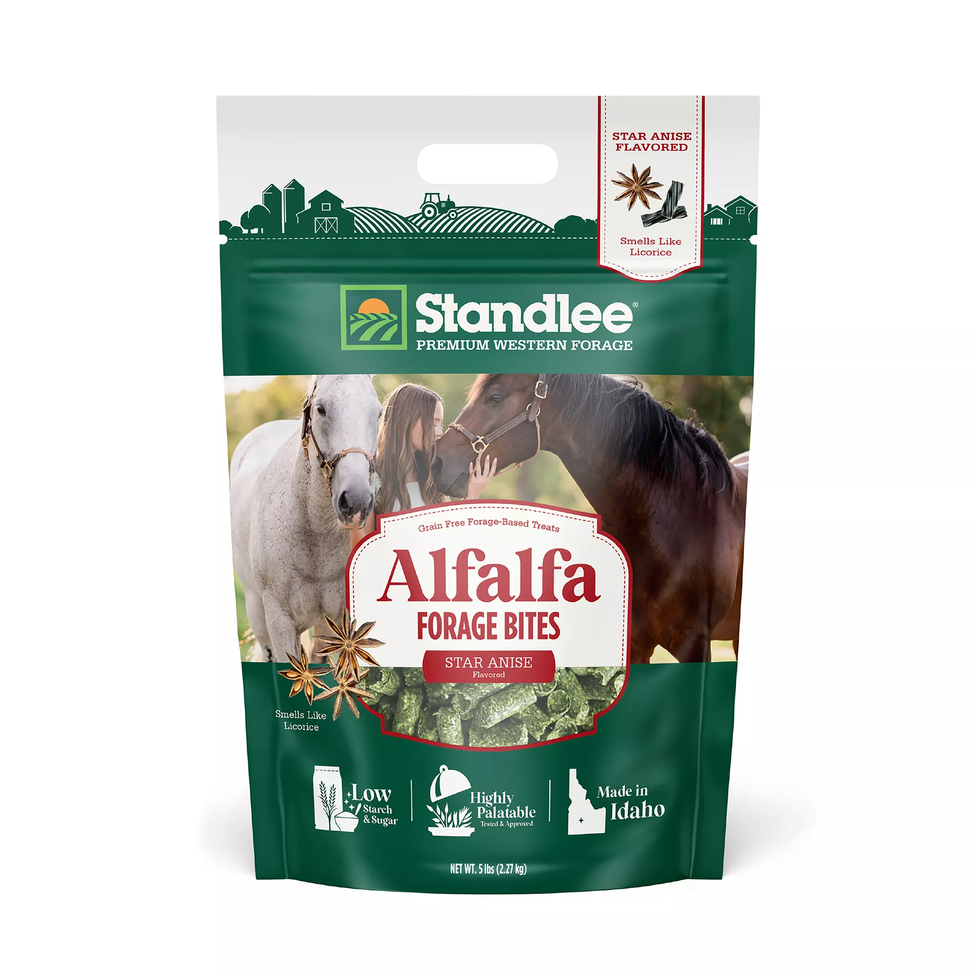 Standlee Premium Western Forage Alfalfa Forage Bites - Star Anise