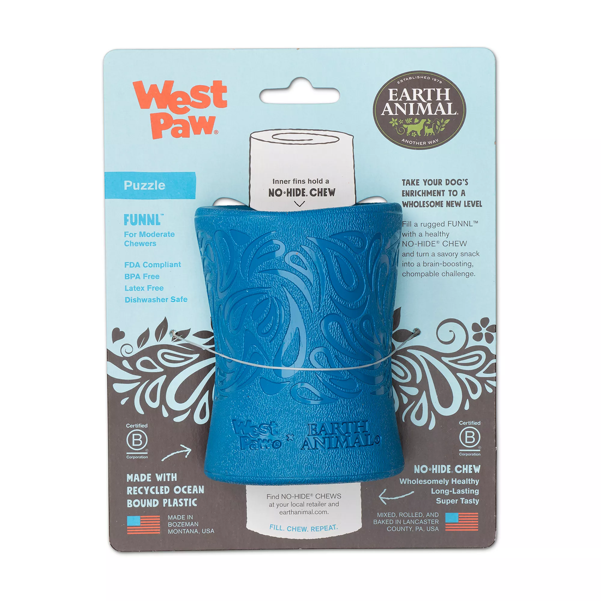 West Paw Large Funnl Dog Toy
