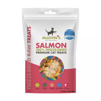 McLovin's 100% Freeze-Dried Salmon Premium Cat Treats McLovin's 100% Freeze-Dried Salmon Premium Cat Treats