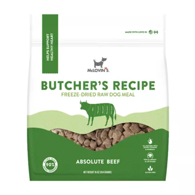 McLovin's Pet Butcher's Recipe Dog Meal - Freeze-Dried Raw, Beef - Image 1