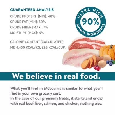 Product McLovin's Pet Fin & Farm Recipe Dog Meal - Freeze-Dried Raw, White Fish & Pork