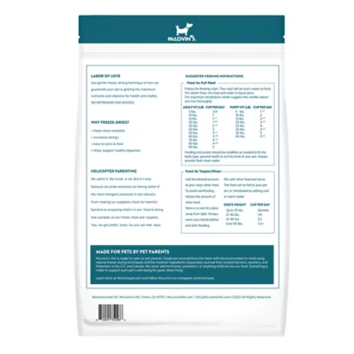 Product McLovin's Pet Fin & Farm Recipe Dog Meal - Freeze-Dried Raw, White Fish & Pork