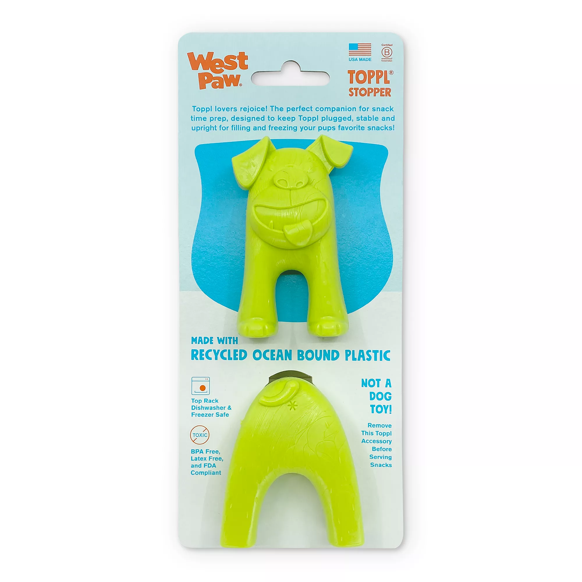 West Paw Toppl Stopper 2 Pack Dog Accessory