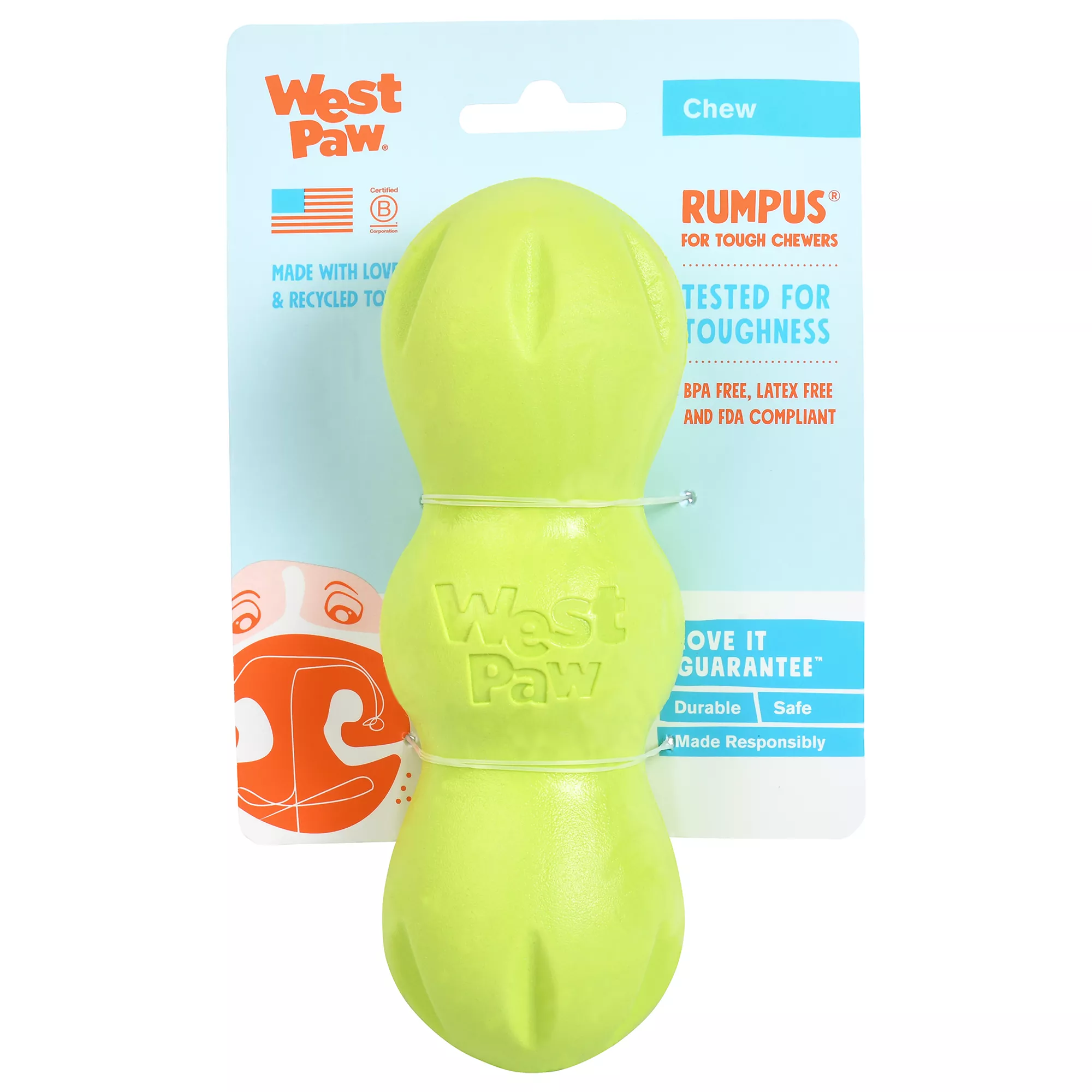 West Paw Rumpus Dog Toy