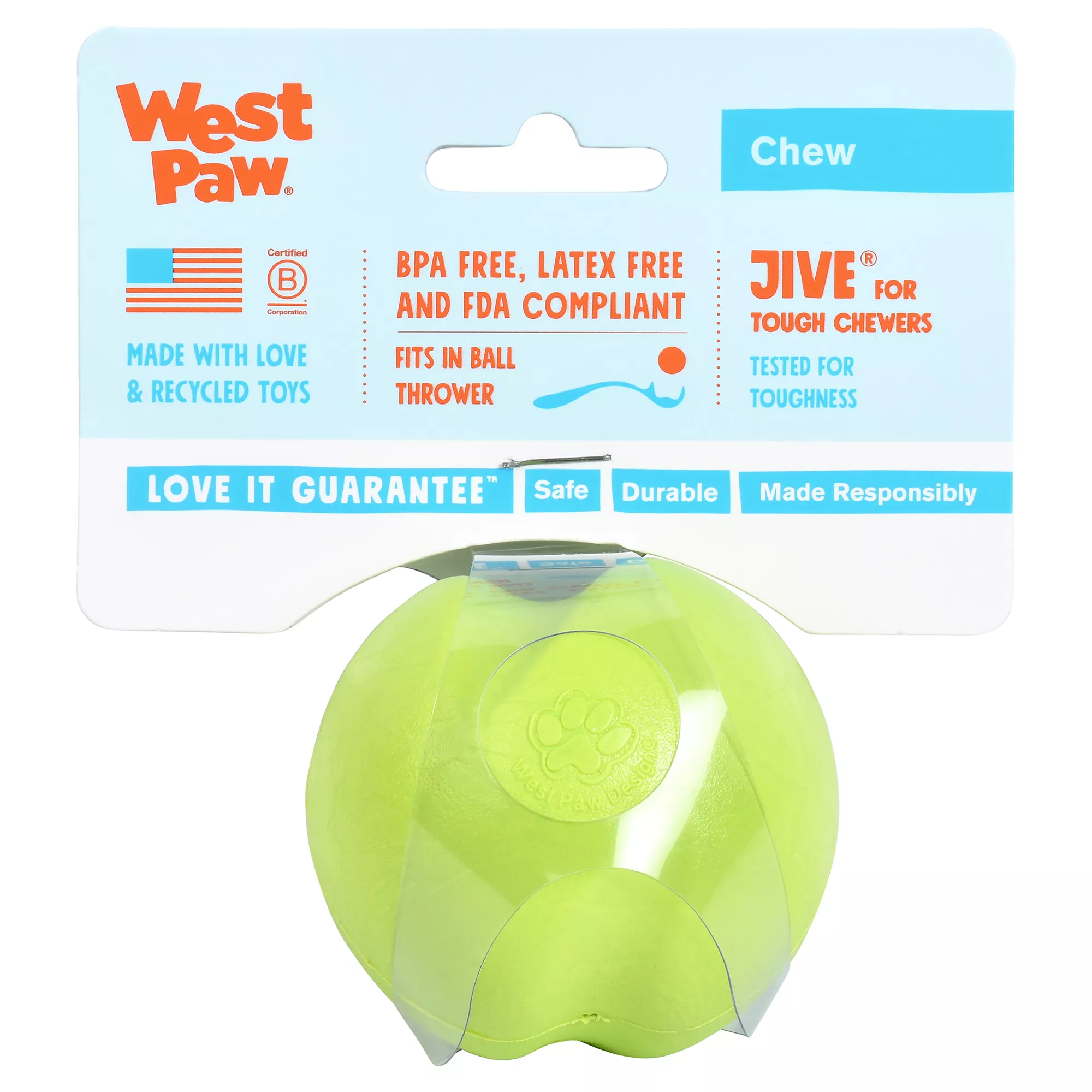 West Paw Zogoflex Jive Dog Toy