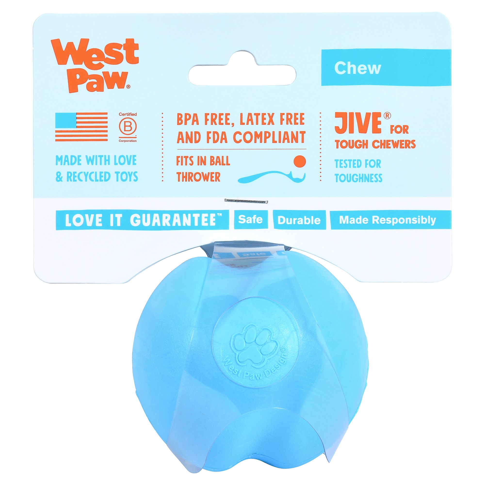 West Paw Zogoflex Jive Dog Toy