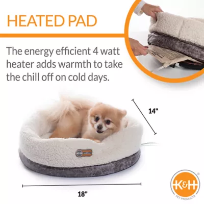 Product K&H Pet Products Thermo-Snuggle Cup Bomber Bed