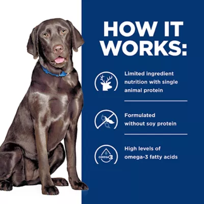 Product Hill's Prescription Diet d/d Food Sensitivities Potato & Venison All Life Stages Wet Dog Food -13 oz