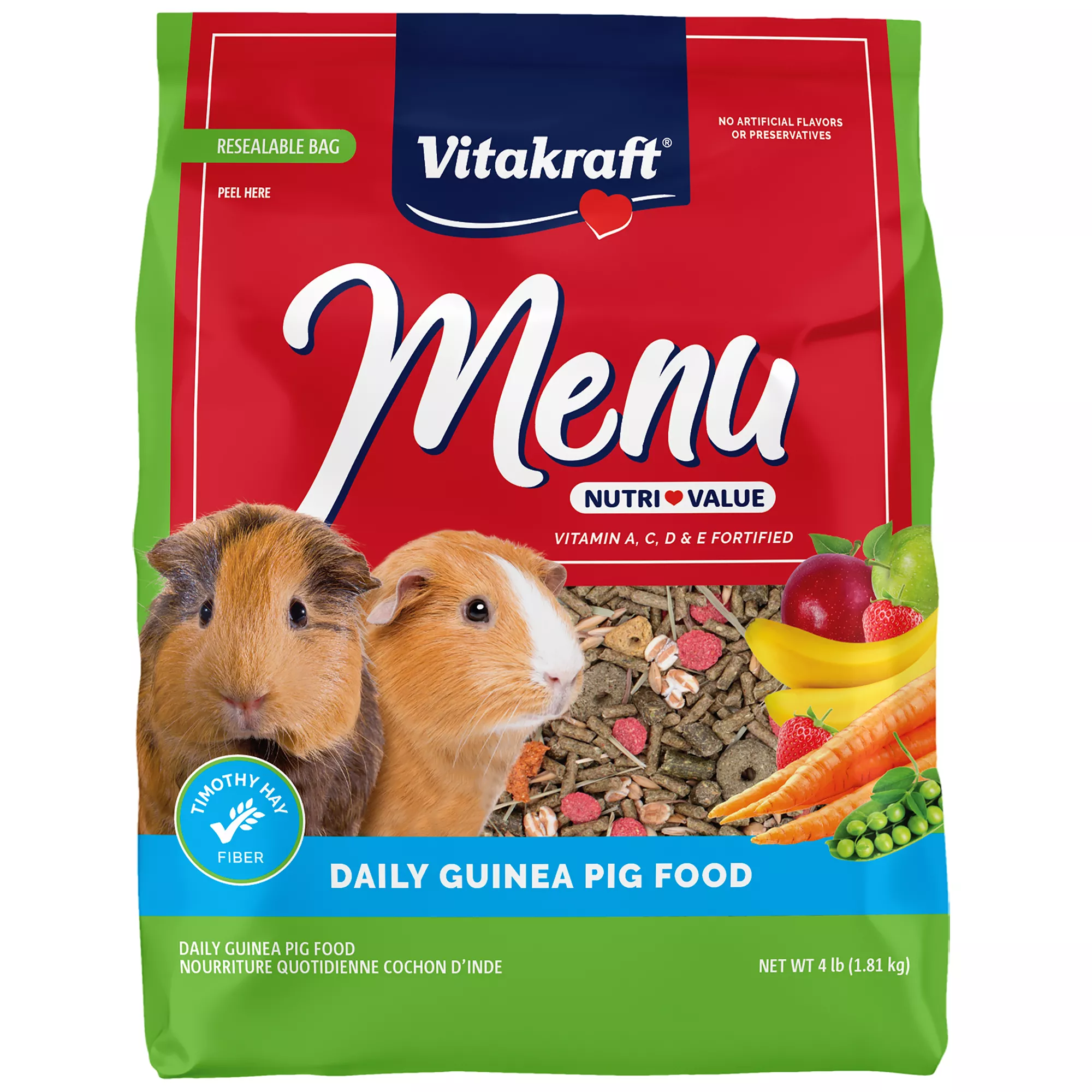 Vitakraft Menu Value Guinea Pig Food 4LB