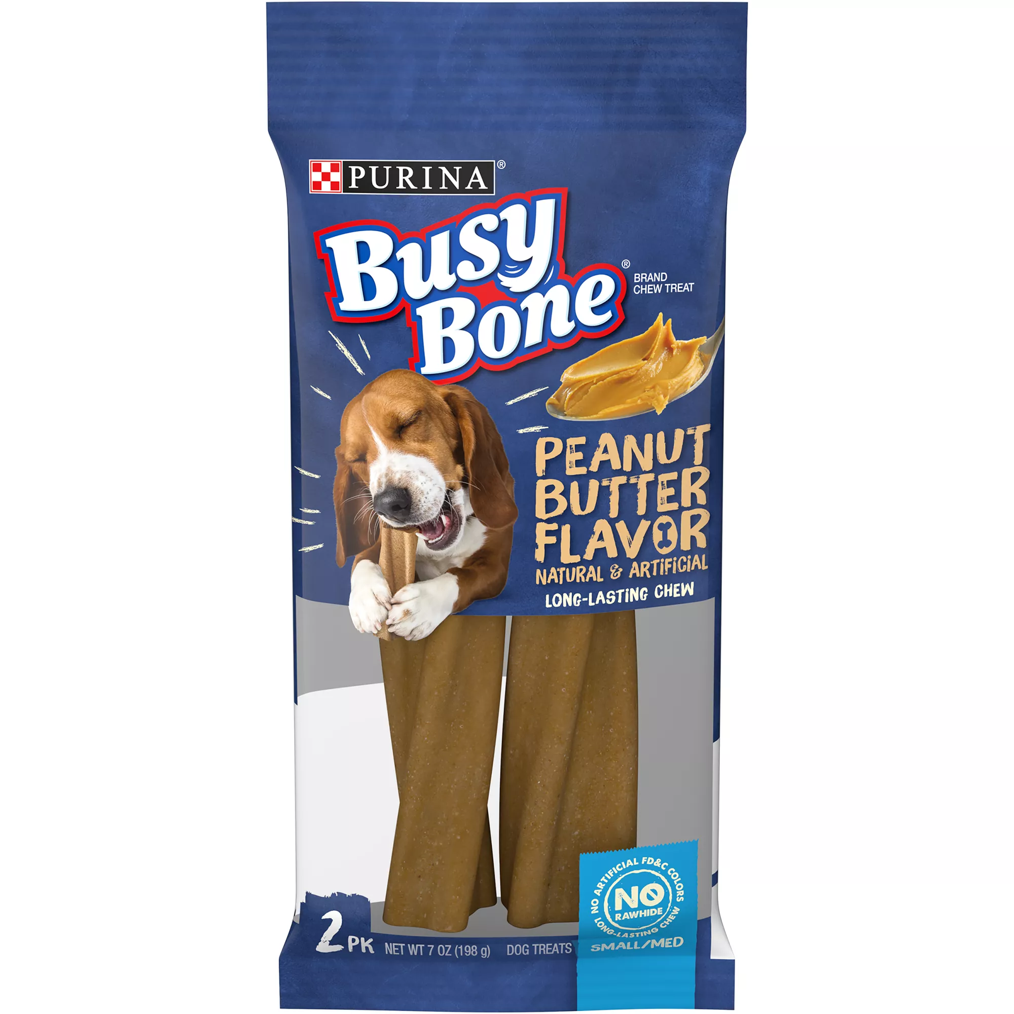 Purina Busy Bone Peanut Butter Long Lasting Chew 2 CT 7 OZ