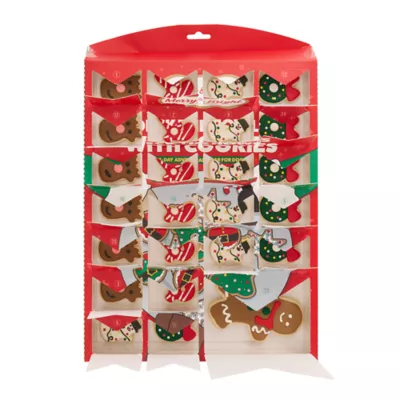 Merry & Bright Frosted Cookie 25 Day Advent Calendar 12.1 OZ - Image 2