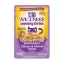 Wellness® Appetizing Entrees Adult Cat Wet Food - Grain Free, Shredded in Sauce, 1.4 Oz image thumbnail 1