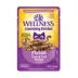 Wellness® Appetizing Entrees Adult Cat Wet Food - Grain Free, Flaked in Broth, 1.4 Oz image thumbnail 1