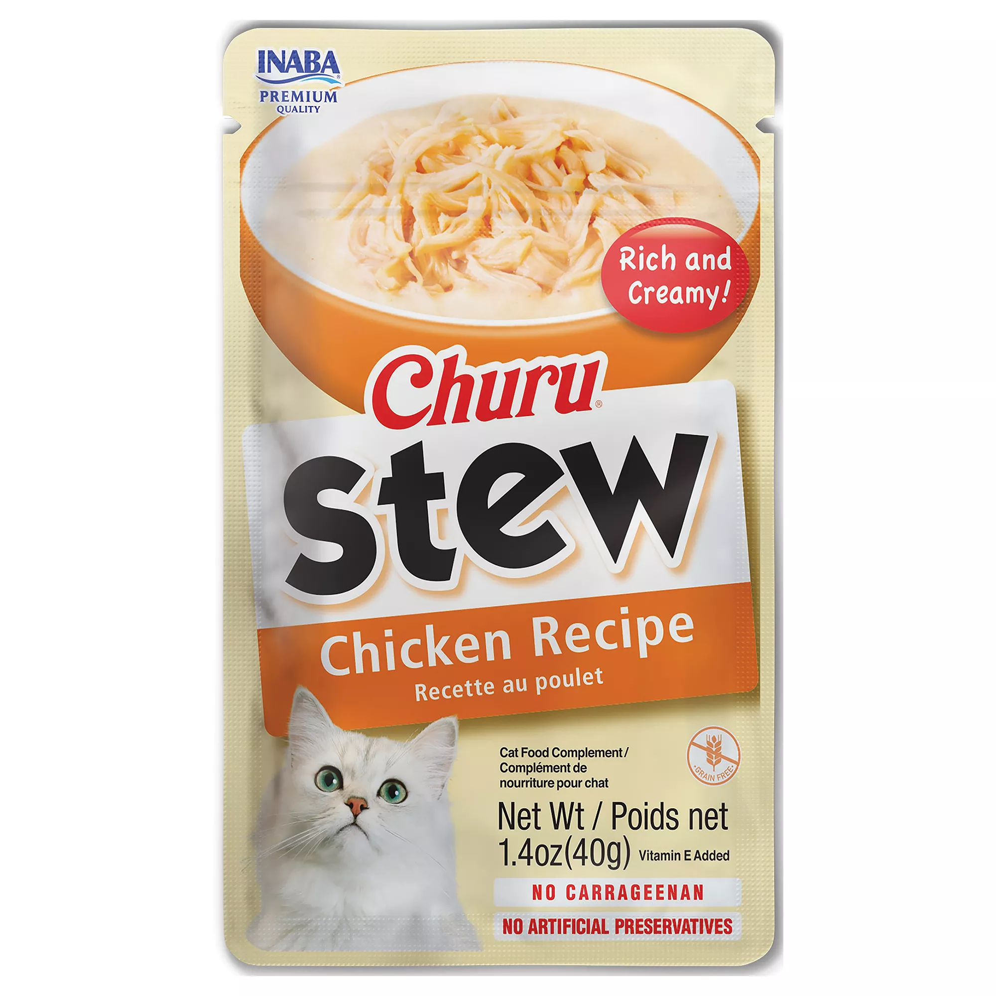 Inaba Churu Stew Adult Cat Treat - Chicken