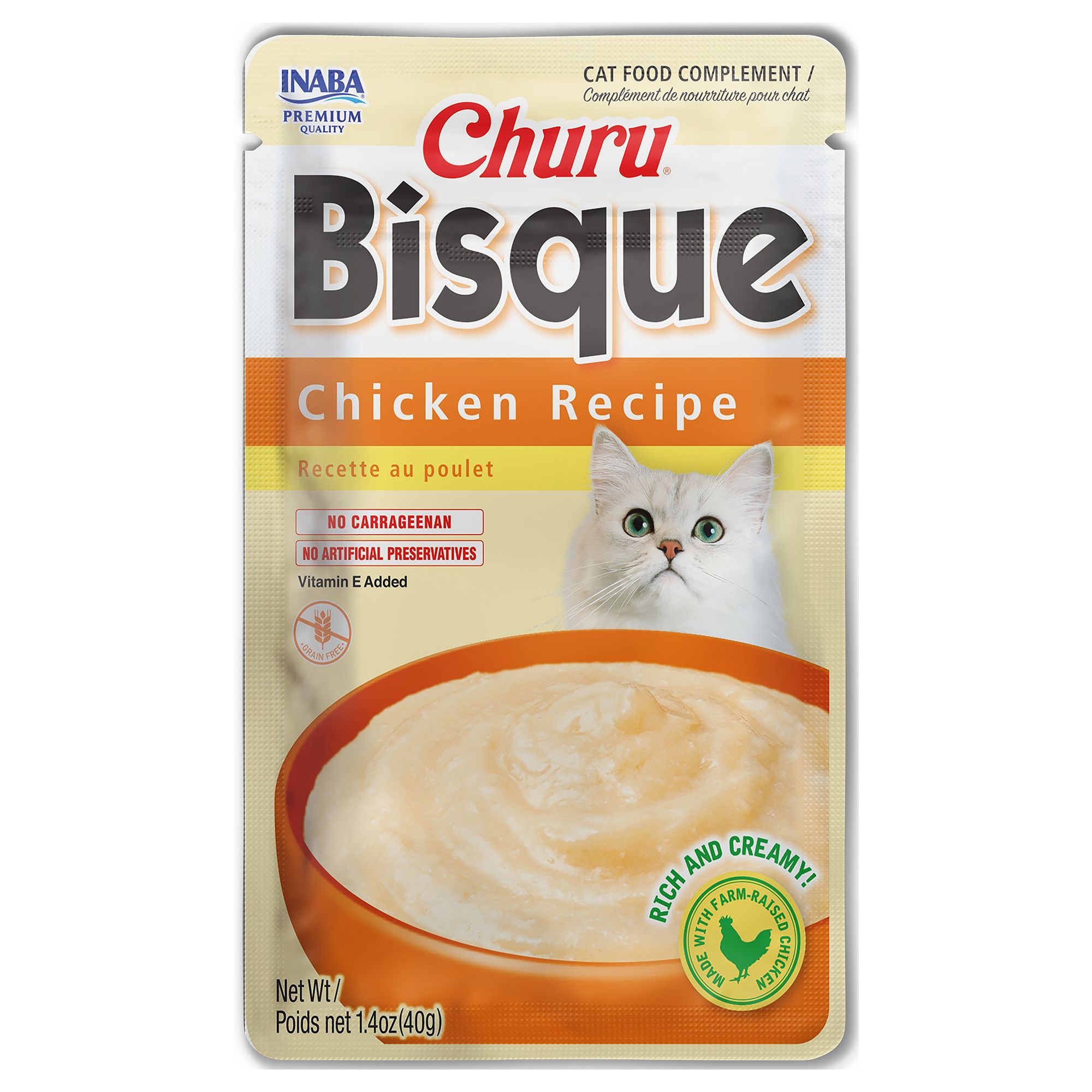 Inaba Churu Bisque Adult Cat Treat Chicken