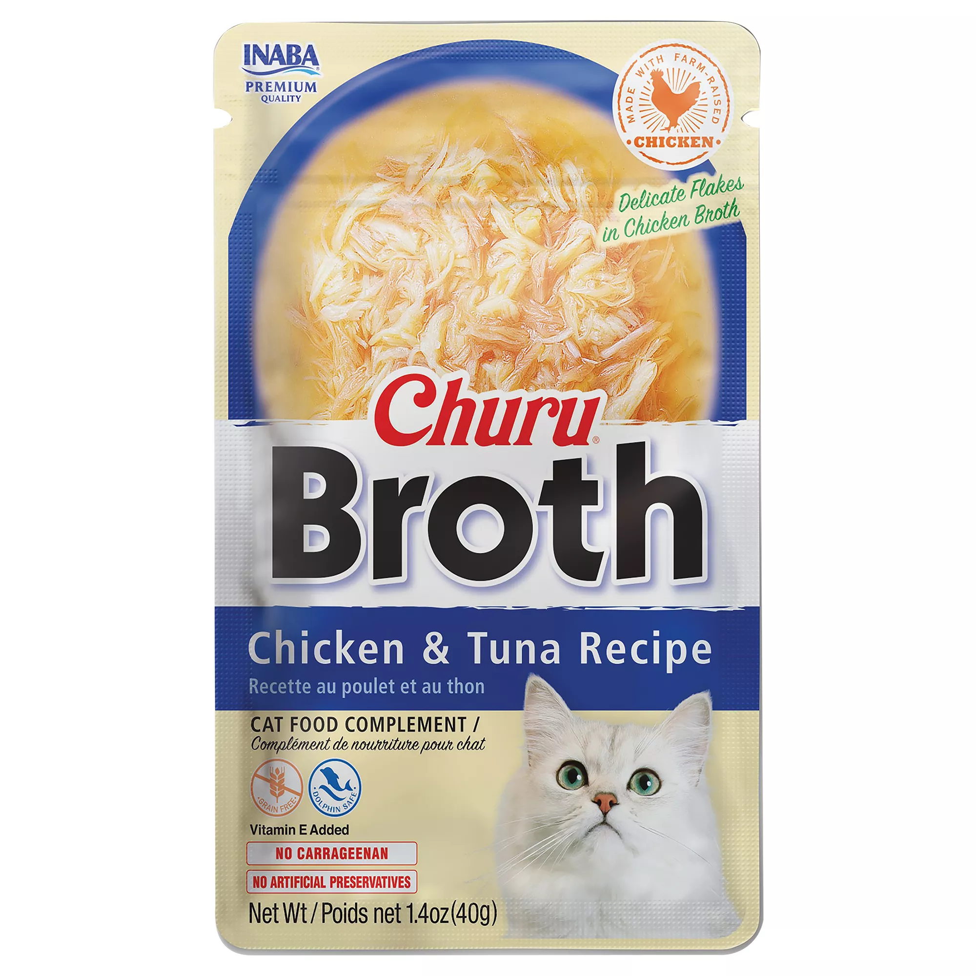 Inaba Churu Broth Adult Cat Treat - Chicken