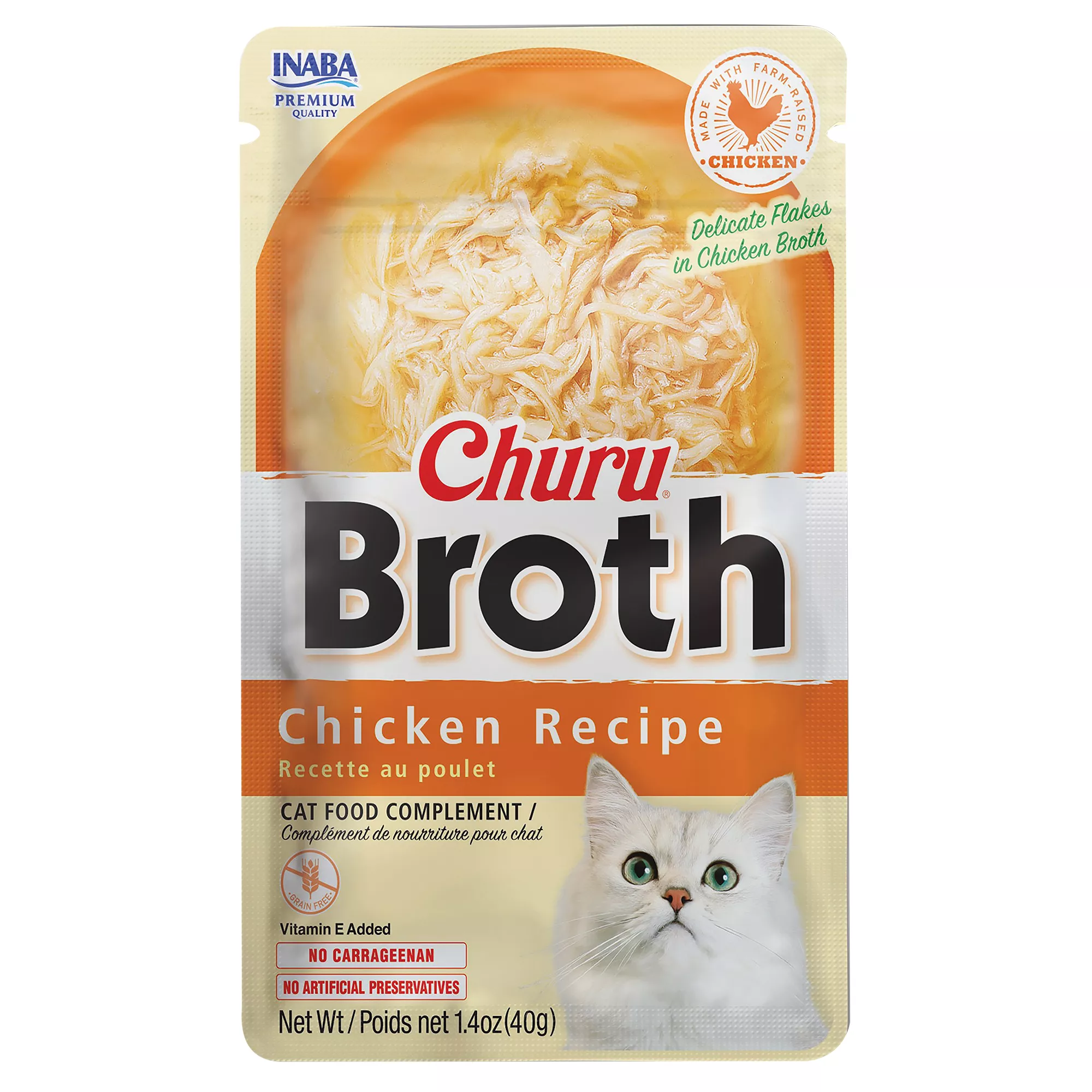 Inaba Churu Broth Adult Cat Treat - Chicken