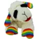 Product Multipet Lamb Chop Rainbow Pattern Squeaky Dog Toy